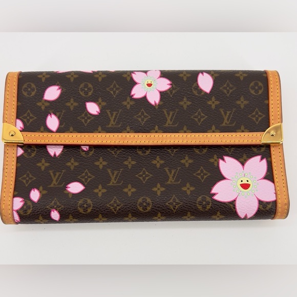 Preloved Louis Vuitton Vintage Monogram Cherry Blossom Sac Retro with Wallet - Picture 11 of 15